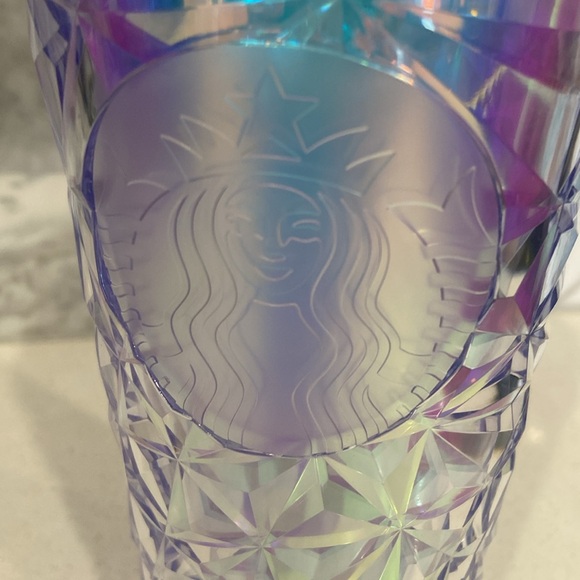 NWT Iridescent Starbucks Cup with Straw - Picture 3 of 6